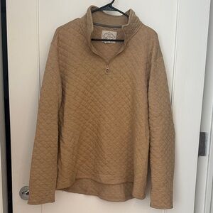 St. John's Bay Beige Quilted Pullover
